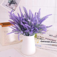 Bouquet De Flores Artificiales Morado Lavanda Plantas Falsas Para Boda Decoración De Habitaciones Y Mesas De Navidad DIY - details 0