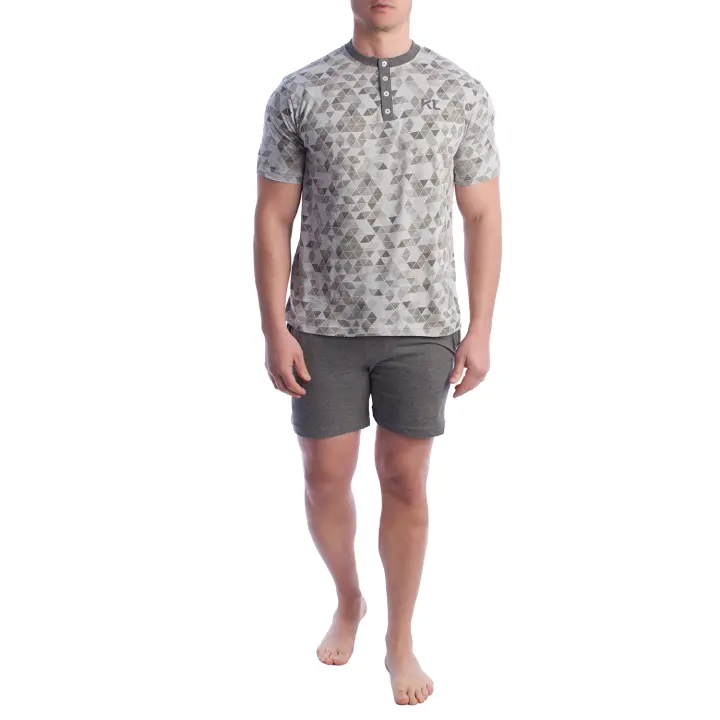 Kisses and Love-Pijama de Verano Manga Corta Algodón KL30000 para Hombre - 1