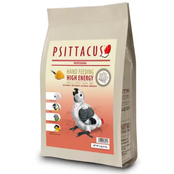 Papilla para pájaros, Psittacus Alta Eneregía, High Energy Hand Feeding, 1kg, 5kg - 1