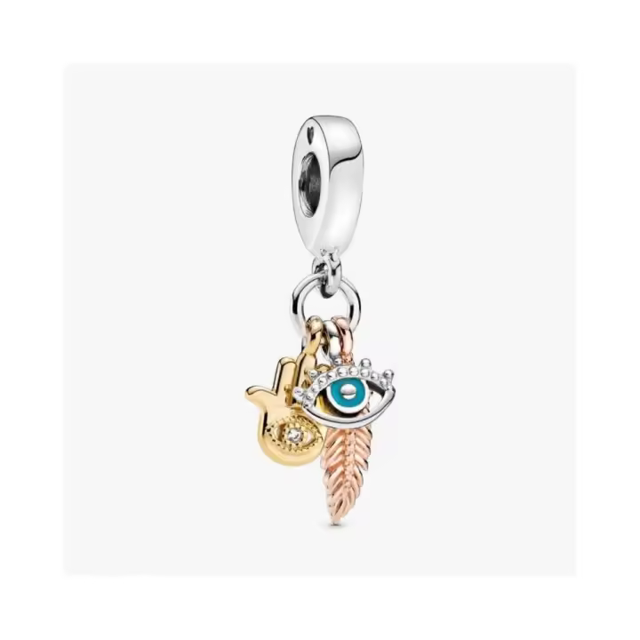 Charm Pandora Shine colgante Mano de fátima, ojo turco y pluma 768785C01 PANDORA Raíz Joyas de Plata Promoción 3x2 en Joyas de Pandora Joyas Pandora MUJER inicio Charm Pandora Mujer Pandora Original - 1