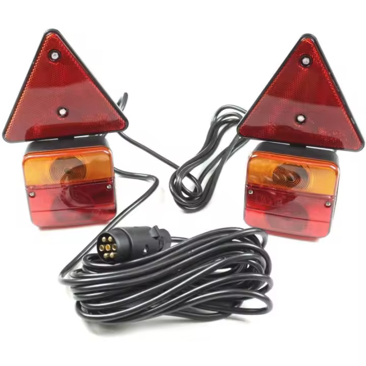 Juego de Luces Traseras Keroppa 7 Polos 12V Magnéticas Homologadas UE - 1