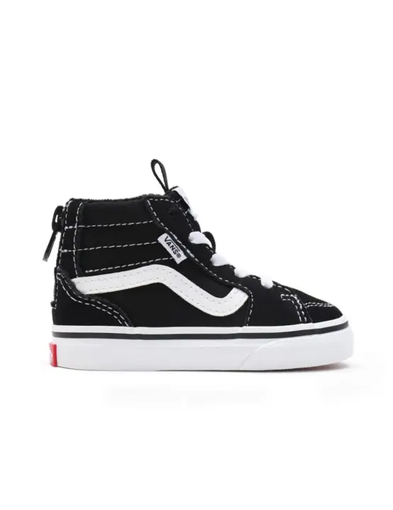Zapatilla Vans TD Filmore Hi Zip Negro/Blanco - 1