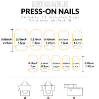 24PCS Uñas Postizas RTAUG Estilo Stiletto Con Largos Bowknot Negro Y Plateado Dissimétricas Cubiertas De Polvo Conjunto De Uñas Falsas Para Fiesta Y Verano - details 39