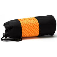 Irisana - Toalla Microfibra Gimnasio - Naranja - 120 x 75 cm - Grande y Compacta - Con Bolsa de Transporte - Secado Rápido - Ideal para Piel Sensible - details 2