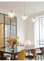Lámpara Colgante Nórdica Sencilla Creativa Con Piedra Y Vidrio En Forma De Hielo Para Escalera Comedor Dormitorio Bar Moderno - details 2