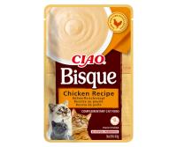 INABA Churu Bisque - 12 X 40gr - Puré para Gatos - Snacks Receta Pollo con Carne - Premios Saludables - Sin Cereales, Conservantes, Colorantes - Sólo 16 Calorías - 40g - details 1