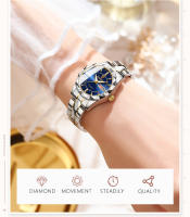 Reloj De Pulsera De Cuarzo BINBOND Para Mujer Oro Marca Top Lujo Correa De Acero Inoxidable Fecha Día Reloj Hombre Resistente Al Agua - details 2