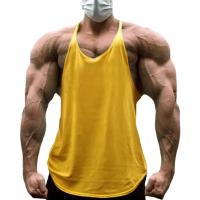 Camiseta De Gimnasio Para Hombres Musculado Running Deporte Sin Mangas Hombros Descubiertos Verano Algodón Transpirable Cómodo Ropa De Entrenamiento - details 11