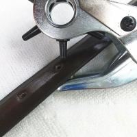 Herramienta De Perforación De Cuero Para Artesanía Herramienta De Perforación De Cinturón Máquina De Coser Estuche De Bolsa Herramienta De Perforación De Correa De Reloj Para El Hogar - details 1