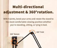 Soporte Para Tableta Con Brazo Metálico De 90cm Giratorio 360° Para Cama Compatible Con iPad Y Teléfonos De 4.5~11 Pulgadas - details 6