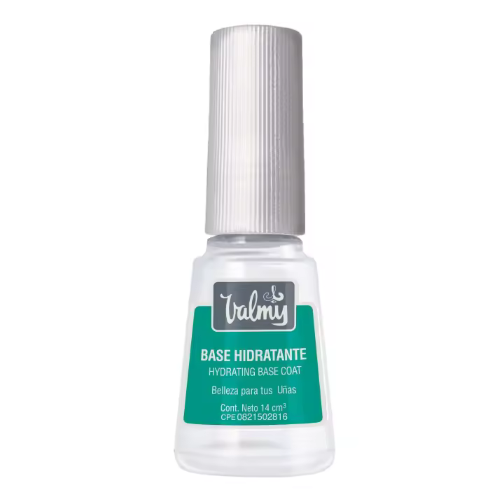 Valmy Base Hidratant para Uñas con Keratina y Vitamina E, Tratamiento de Esmalte Protector y Fortalecedor (14 ml) - 1