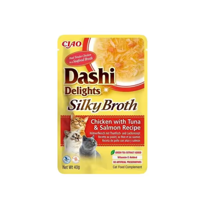 Churu dashi silky broth pollo atún salmón 40gr - 1