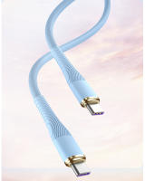Cable De Carga Rápida PD 100W Tipo C a Tipo C De Silicona Líquida Para Xiaomi 13 Huawei Samsung S6 MacBook Cargador Para Ipad pro - details 4