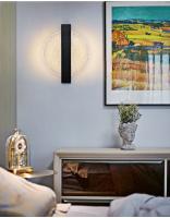 PORCHEDDU Aplique de pared interior regulable, aplique LED Redondo Negro de 6W 3000/4000K/6500K - details 3