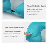 Almohada De Cuello Inflable Para Camping Y Viajes U-Cuadrado Portátil Y Plegable Para Coche Y Avión Almohada De Cuello Con Anillo Inflable - details 9