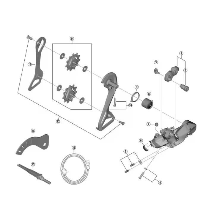 Shimano Soporte De Eje Normal Rd-r9250 - 1