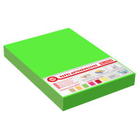 00564-53 Papel autoadehsivo de color verde fluorescente A4 21*29.7CM, etiqueta adhesiva para impresoras. - details 0