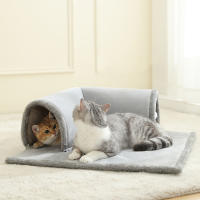 Cama Para Gato Con Túnel Multifuncional Para Gatos De Interior Con Bolas Colgantes Cama De Actividades Para Gatos Material De Algodón 100% - details 9