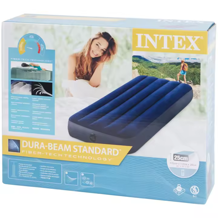 Intex _Colchón inflable Intex Dura-Beam  137 x 191 x 25 cm  2 personas - 1