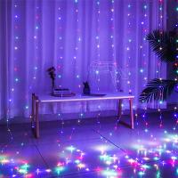 1 Pack De Luces De Cobre LED 2x2M Para Ventanas Con 20 Clips Y Luz De Batería Para Decoración De Fiesta Navidad Y Bodas - details 9