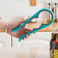 Abrigo Multifuncional 4 En 1 Abrebotellas Abrevidrios Abre Tapas Abre Latas Para Manos Débiles Y Artríticas Herramienta De Cocina Práctica - details 3