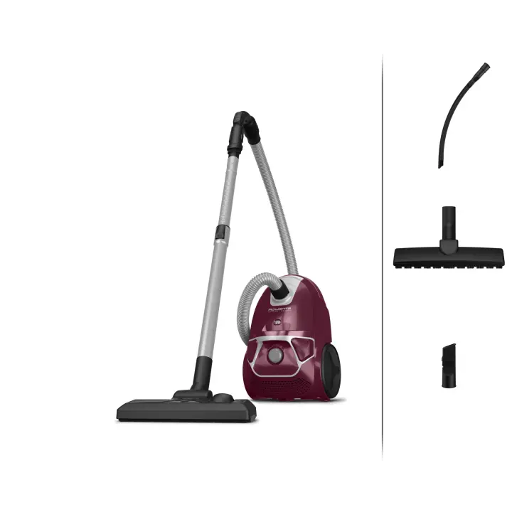 Rowenta aspiradora trineo con bolsa Compact Power Car Care con sistema de filtración avanzado, motor de bajo consumo de 900 W máx., formato compacto, depósito de 3 L, bolsa Hygiene+, RO3969EA - 1