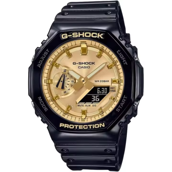 Reloj G-shock Compacto y Revestido de Metal GA-2100GB-1AER - 1