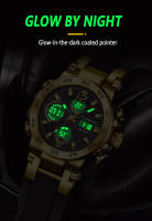 Reloj De Pulsera LIGE Para Hombre Resistente Al Agua Con Pantalla Dual LED Y Luminosidad Deportivo De Outdoor Y Business Cronógrafo Cuarzo De Moda - details 7