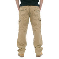 Pantalones Cargo Hombre FGKKS Con Multiple Bolsillos Y Cierre De Cremallera Algodón Puro Pantalones Rectos Casuales De Color Sólido Para Construcción - details 28