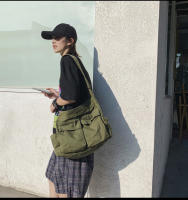 Mochila Casual De Gran Capacidad Para Mujer En Lona Diseñadora Bolso De Hombro Escolar Bolso Para Mujer - details 14