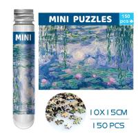 Regalos De Navidad Puzzle Mini Test Tube 150 Piezas Famosas Pinturas Viajes Juego De Rompecabezas Para Familia YC-M - details 6