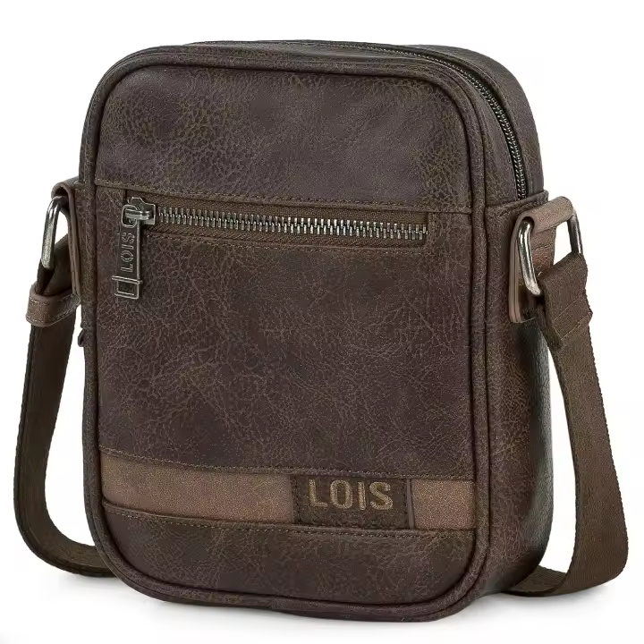 Bandoleras Hombre - Bolso Hombre Bandolera Ajustable - Bandolera Hombre Lois De Polipiel - Bolso Bandolera Hombre Para Uso Diario. Bolso De Hombre Pequeño 310216 - 1