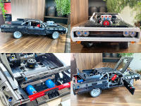 Bloques De Construcción Técnicos Para Jóvenes Dodge Charger Carrera De F1 Juguete Educativo Para Niños Regalos Para Boys - details 5