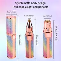 Afeitadora Portátil Para Mujer Starry Sky 2-en-1 Recargable Painless Automática Eliminación De Vello Facial Para Cejas Y Bikini - details 2