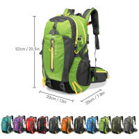 Mochila De Viaje Resistente Al Agua 40L Para Hombres Y Mujeres Bolsa De Ropa Para Senderismo Escalada Trekkking Con Portátil Y Bolsillo Para Botella De Aguadetails 6