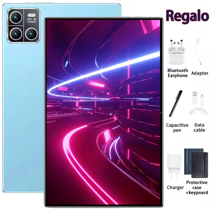 5G Tablet Android 13,0 Nueva tableta de 10,1 pulgadas 16GB Ram 1TB ROM tableta 5MP 13MP 20000mAh 14 WiFi tableta de Red Bluetooth - 1