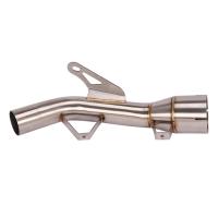 Para z900 2017-2022 escape tubo eliminador mejorado Codo Medio enlace tubo eliminar plata - details 2