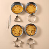 Molde De Galletas De Azúcar Horno De Alimentos Kit De Juego De Hacer Miel Y Biscochos De Acero Inoxidable Herramienta De Cocina - details 16