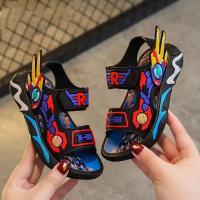 Zapatillas De Tobillo Abierto Para Niños Con Diseño Anime Respirables Y Resistentes Al Desgaste Para Todas Las Estaciones Perfectas Para Uso Casual - details 12