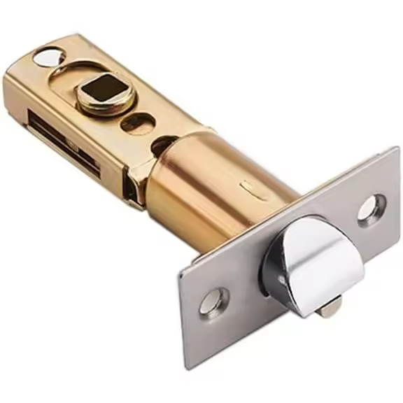 Pestillo tubular de embutir, pestillo de puerta, pestillo de embutir, pestillo ajustable de 60/70 mm, para manijas de palanca y manijas de puerta interiores. - 1
