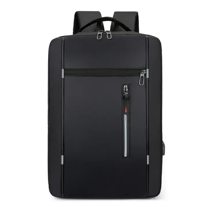 MoChila Negocios Impermeable Para Hombres With USB Capacidad Grande Para Portátil De 15,6 - 1