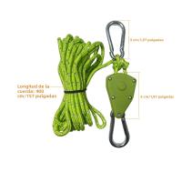 2/4/8pcs Cuerda Reflectante Para Tienda De Campaña Amarrar Rápido Fijador Cierre Pulley Tensión Gancho Toldo Viento Exterior - details 0