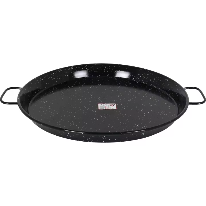 La Estrella - Paellera Valenciana Jaspeada 55cm 16 raciones Acero Vitrificado - Antiadherente, Mango Ergonómico, Alta Durabilidad - 1