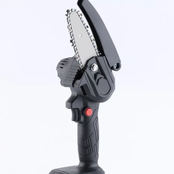 Mini motosierras de mano inalámbrica recargable, kit y maletín de herramientas para jardinería y cortar madera, 6 pulgadas (15 cm), 2 baterías de 21V 1500mAh, Don Feliz - 1