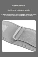 Funda De Pulsera Deportiva Para Tenos De Pulsera Protectora De Gimnasio Y Levantamiento De Pesas Para Hombres Y Mujeres - details 4