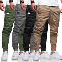 Pantalones De Trabajo Para Hombre 2024 Slim Fit Color Sólido Pantalones Casuales European Size Leggings Terciopelo Microfibra - details 0