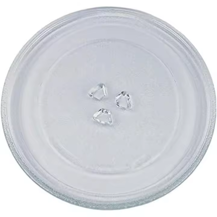 Plato Microondas Universal de Repuesto, Resistente al Calor, Compatible con la Mayoría de Modelos, Diámetro 24,5 cm - 1