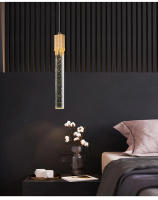 Lámpara Colgante Nórdica De Cristal LED Para Iluminación De Habitación Dormitorio Sala De Estar Cocina Decoración De Hogar Instalación Tipo Cord Pendant Material Aleación Fuente De Alimentación AC Vínculo Certificación CCC Ce - details 6