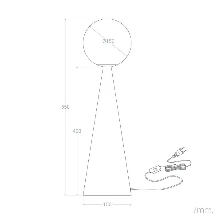 Ledkia Lámpara de Mesa Metal y Cristal Hipias Dorado - 1