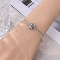 Bolas De Joyería Para Pulsera Original 3MM S925 Plata Enero-Diciembre Piedras Preciosas Serie DIY Regalo De Cumpleaños Para Mujer - details 2